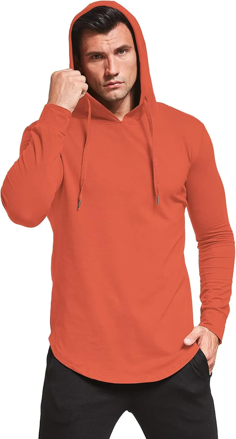 Aiyino Men's S-5X Long Sleeve Fashion Athletic Hoodies Sport Sweatshirt Hip Hop Pullover