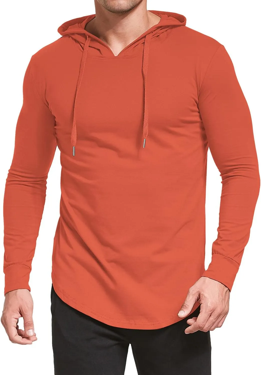 Aiyino Men's S-5X Long Sleeve Fashion Athletic Hoodies Sport Sweatshirt Hip Hop Pullover