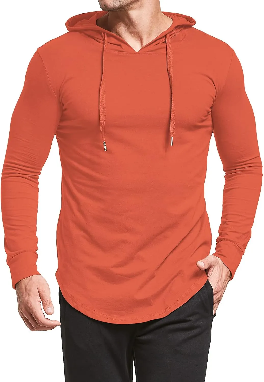 Aiyino Men's S-5X Long Sleeve Fashion Athletic Hoodies Sport Sweatshirt Hip Hop Pullover