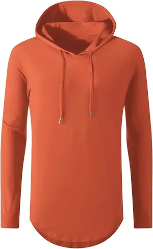 Aiyino Men's S-5X Long Sleeve Fashion Athletic Hoodies Sport Sweatshirt Hip Hop Pullover