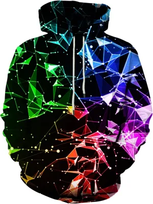 Asylvain Men Women Fashion Unisex 3D Printed Graphic Novelty Hoodie Pullover Hooded Sweatshirts with Pocket