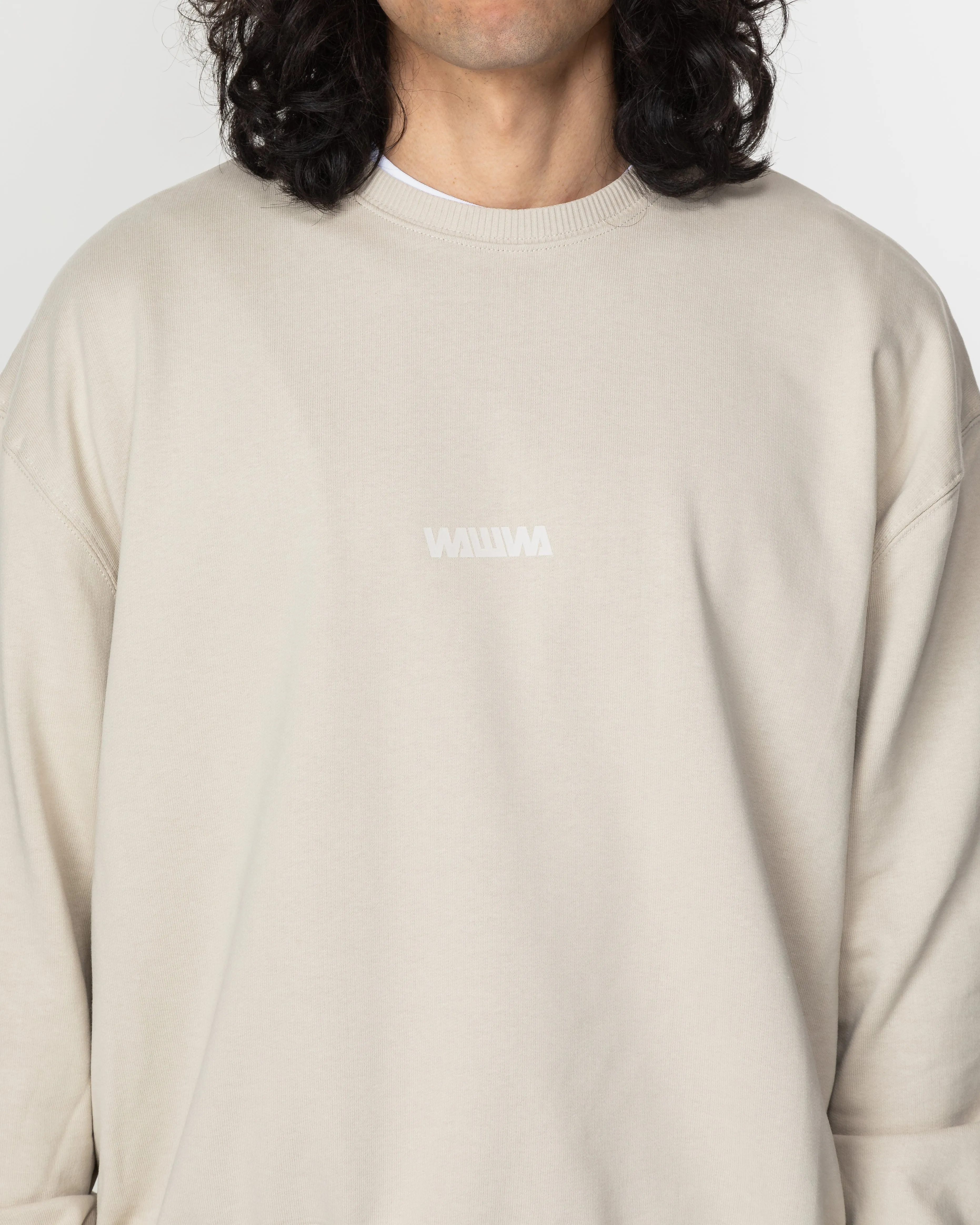 Basic Logo Sweatshirt - Natural