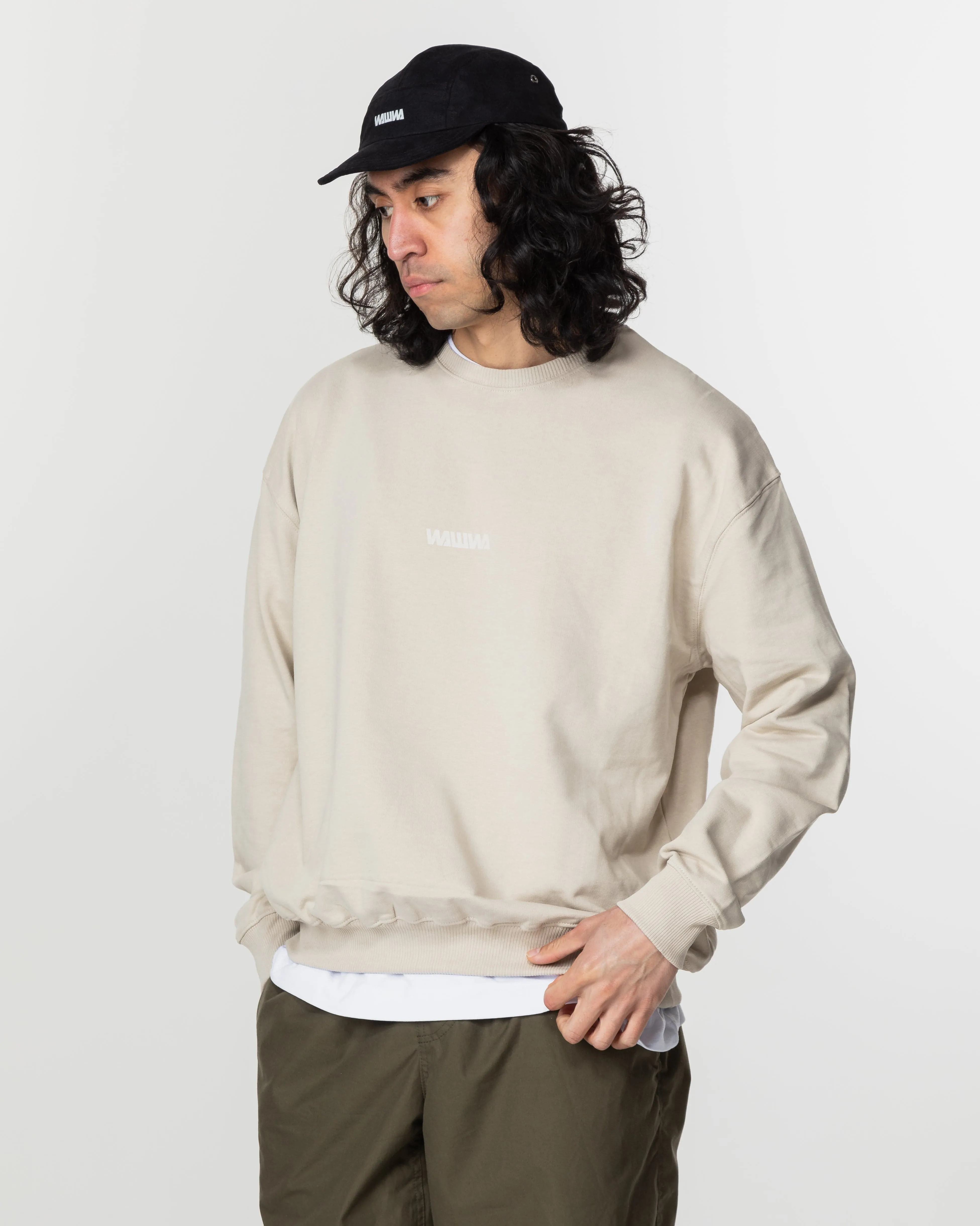Basic Logo Sweatshirt - Natural
