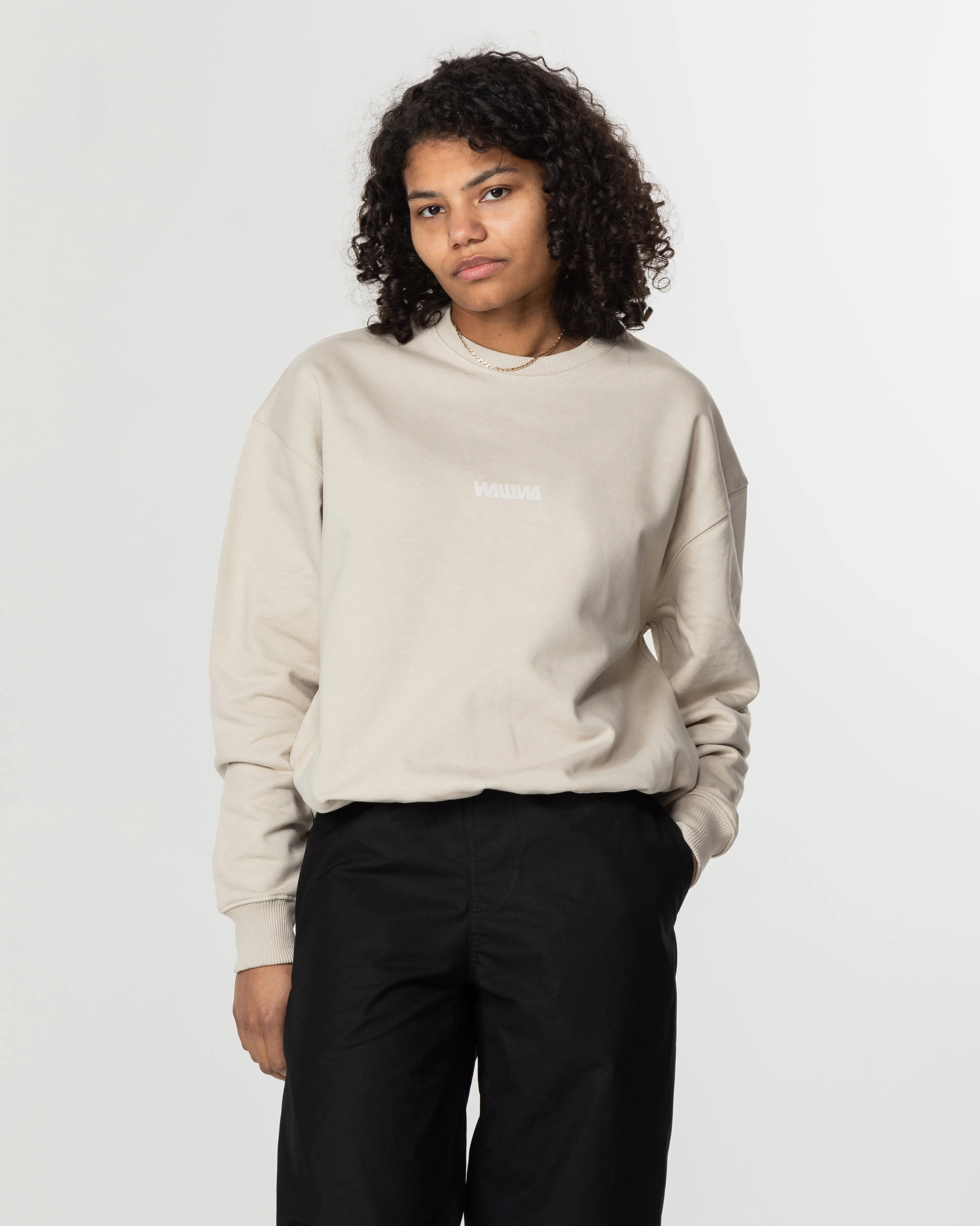 Basic Logo Sweatshirt - Natural