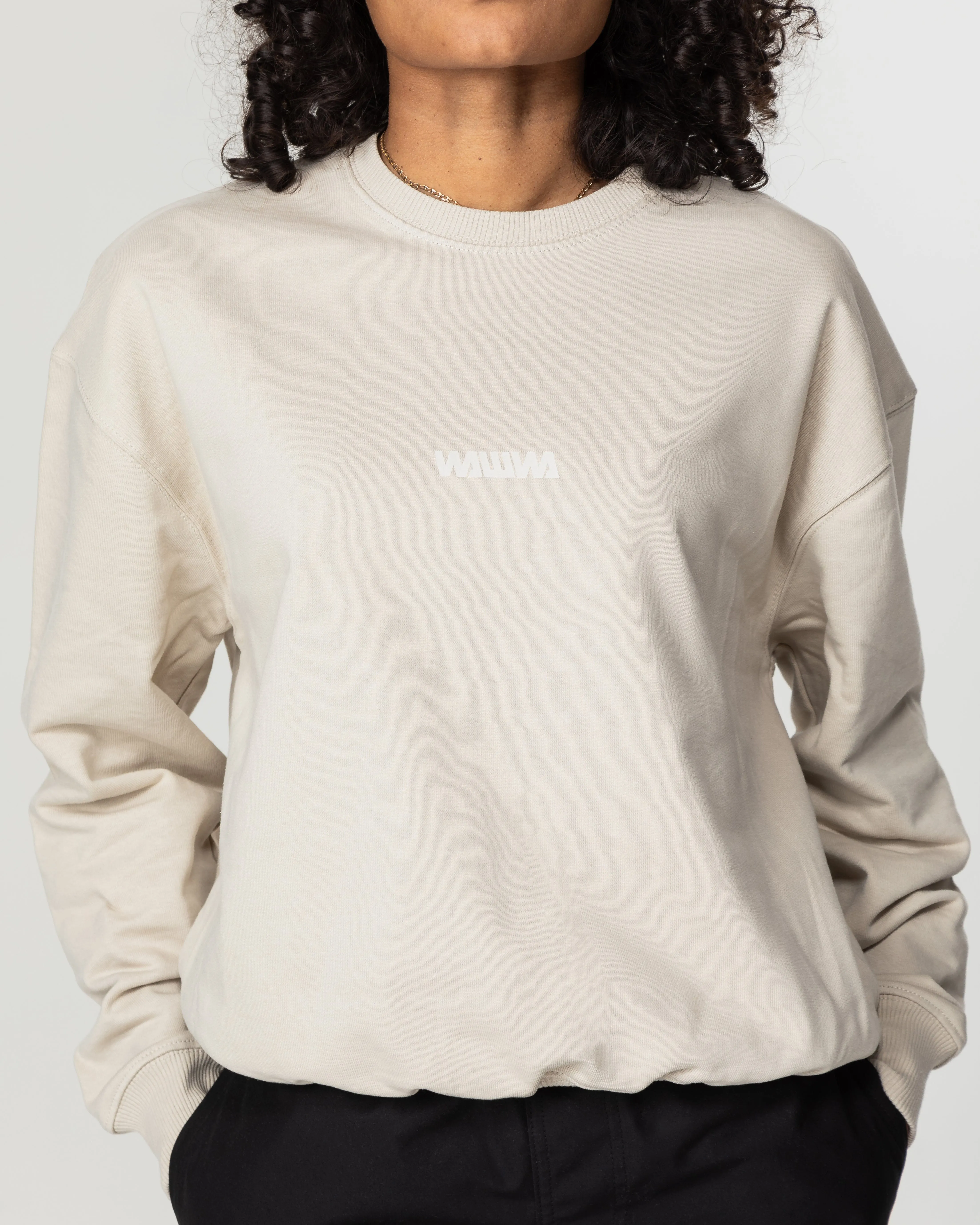 Basic Logo Sweatshirt - Natural