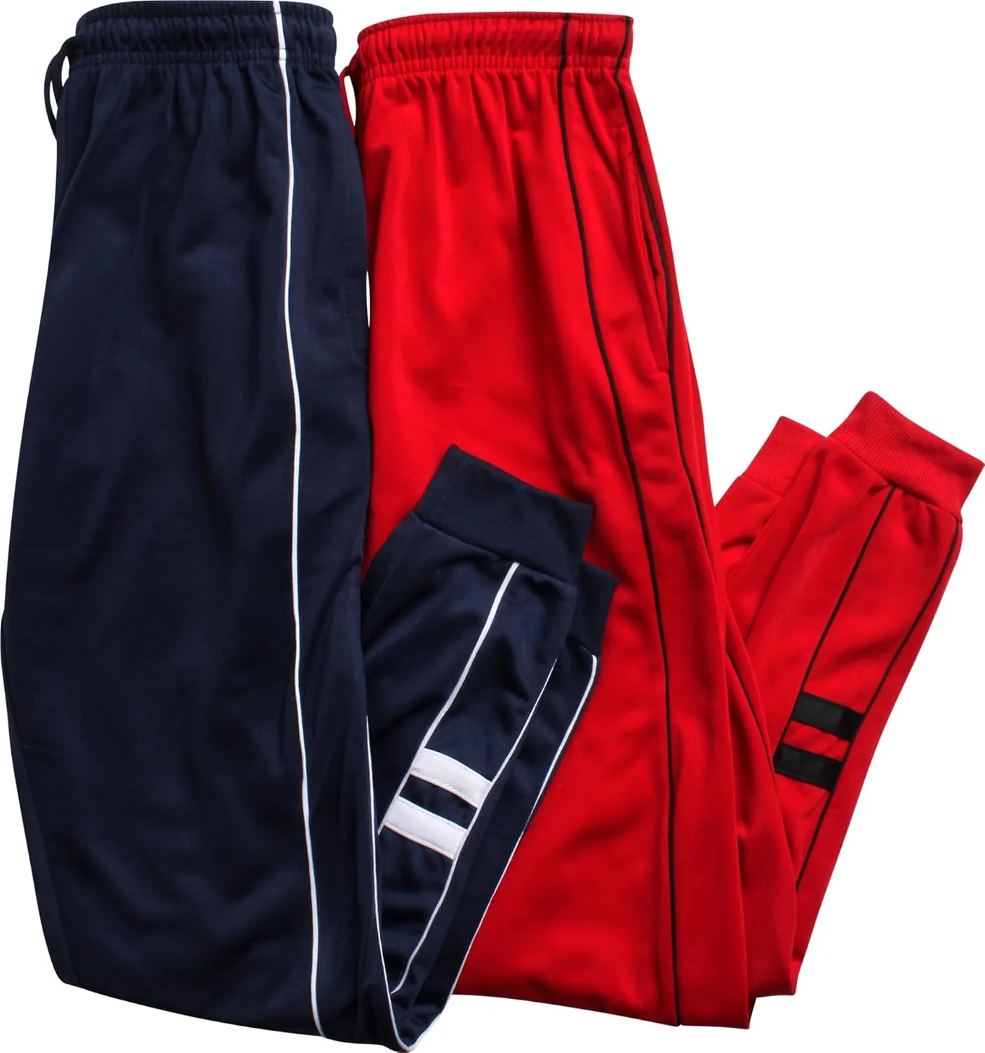 Boys Sweatpants - 4 Pack Tricot Athletic Kids Joggers Clothes for Boys Jogger Pants with Pockets (Size: 4-18)