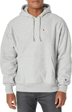 Champion Men's Hoodie, Reverse Weave, Fleece Comfortable Pullover Sweatshirt For Men