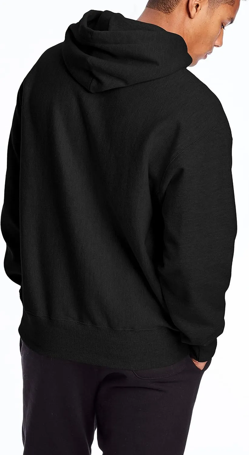 Champion Men's Hoodie, Reverse Weave, Fleece Comfortable Pullover Sweatshirt For Men