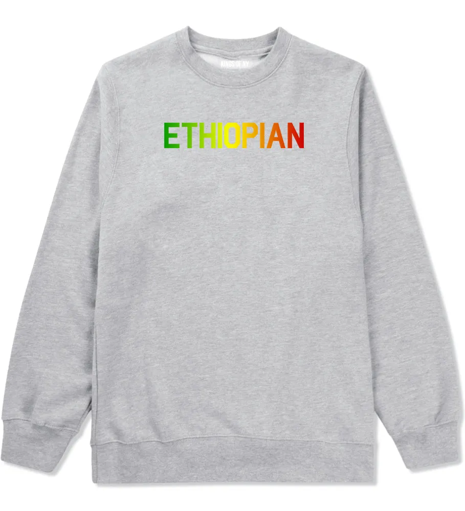 Ethiopian Colors Ethiopia Mens Crewneck Sweatshirt