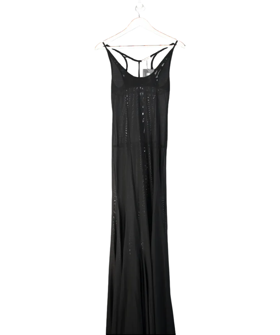 Fanci Club Black Mariana Evening Maxi Dress UK XS