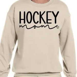 Hockey Mom TAN Sweatshirt