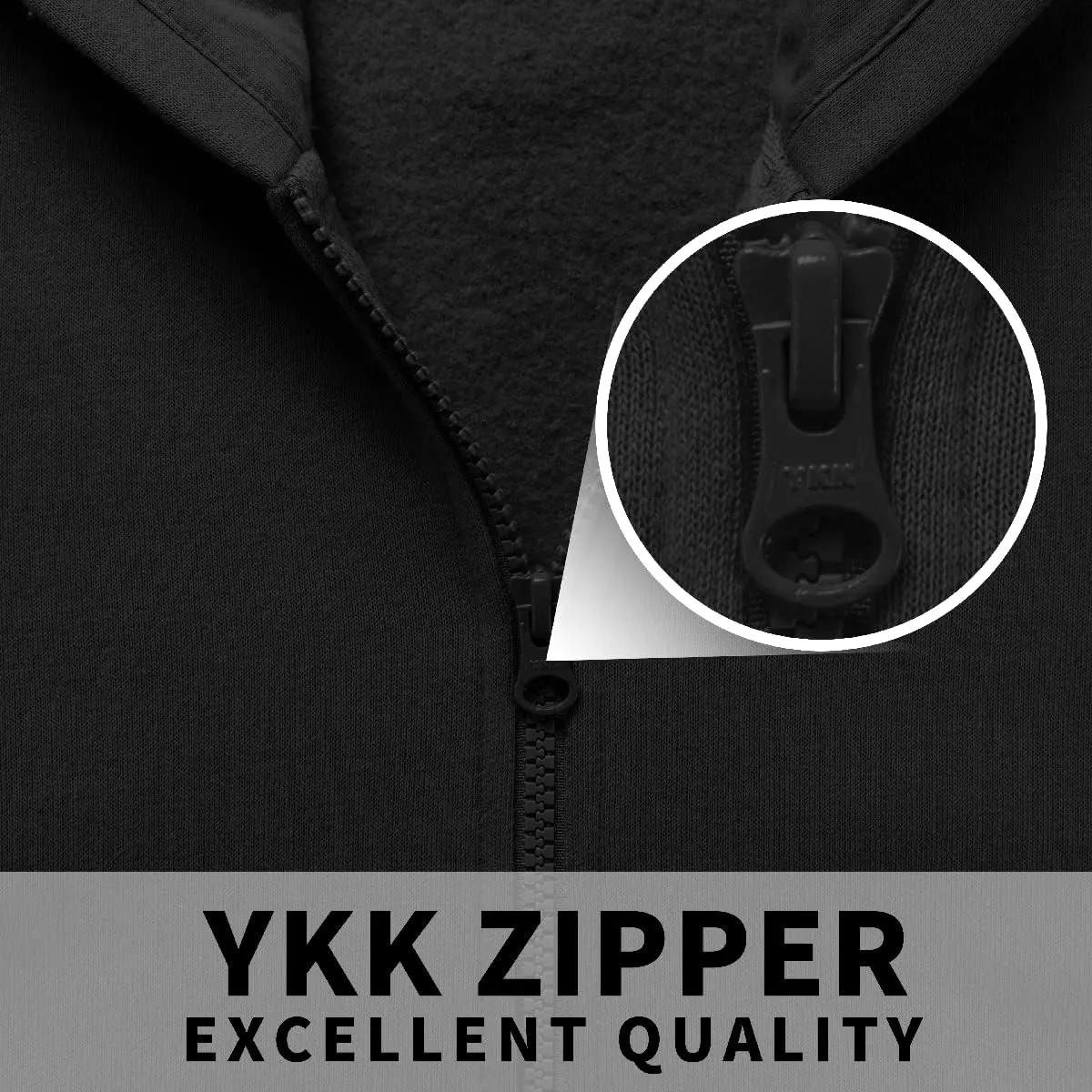 Kid Nation Kids Soft Brushed Fleece Zip-Up Hooded Sweatshirt Hoodie for Boys or Girls 4-12 Years