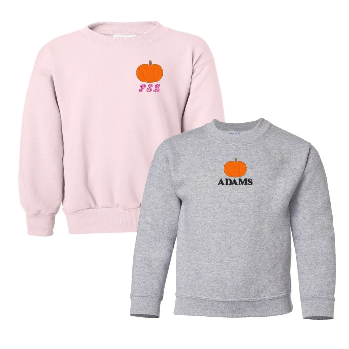 Kids Make It Yours™ Pumpkin Crewneck Sweatshirt