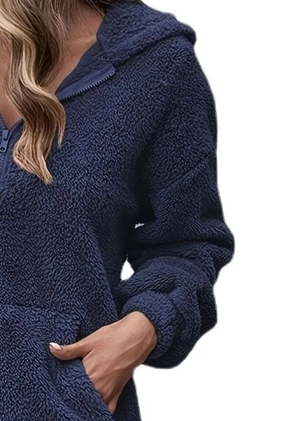 TEEK - Half Zip Oversized Hoodie