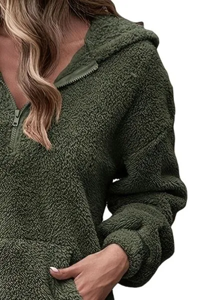 TEEK - Half Zip Oversized Hoodie