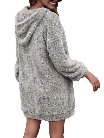 TEEK - Half Zip Oversized Hoodie