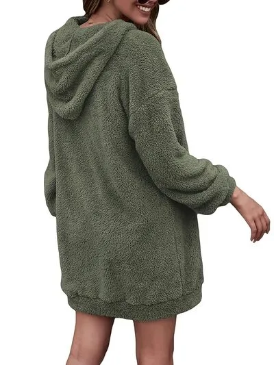 TEEK - Half Zip Oversized Hoodie