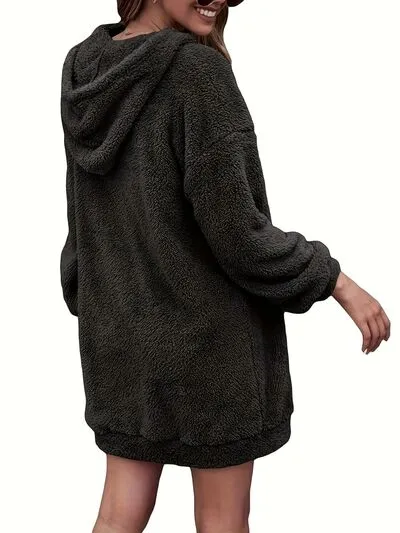TEEK - Half Zip Oversized Hoodie