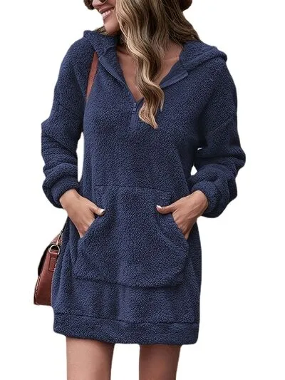 TEEK - Half Zip Oversized Hoodie
