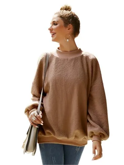 TEEK - Mock Neck Helma Hem Sweatshirt