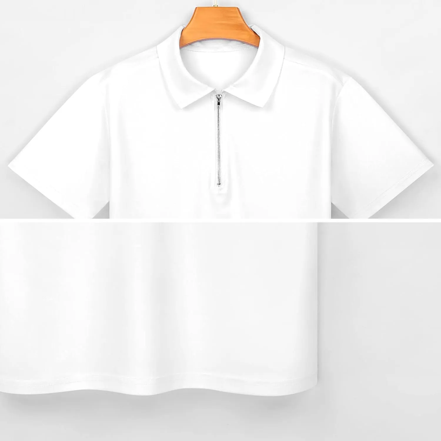 ute Sphinx Cat Knitting A Sweater Trendy Polo Shirts for Men Short Sleeve Lapel Collar Zipper T-Shirts Outdoor Sports