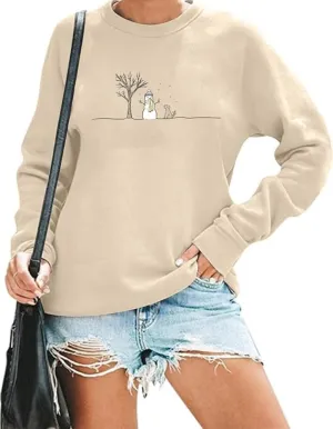 Womens Reindeer Alcohol Christmas Sweatshirt Dasher Dancer Prancer Vixen Moscato Vodka Blitzen Xmas Pullover