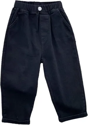 Yartina Toddler Baby Boys Jogger Pants Pull On Cargo Dungarees Drawstring Sweatpants with Pockets Casual Wear